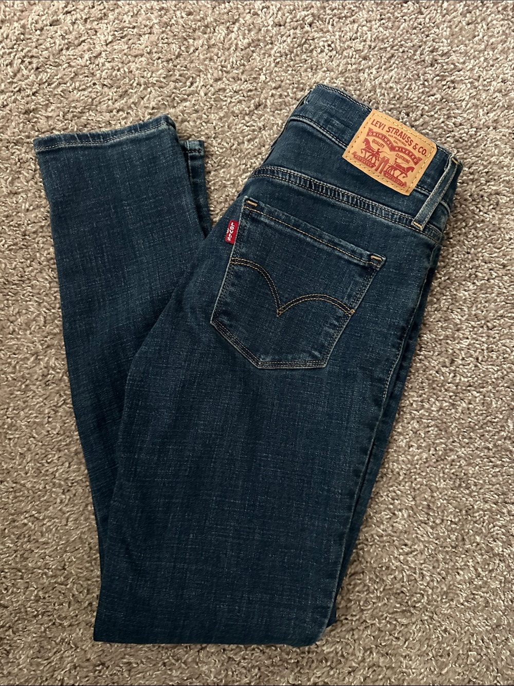 Levi's 311 Shaping Skinny Jeans - Dark Blue